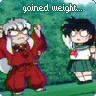 Inuyasha and Kagome - gained weight Pictures, Images and Photos