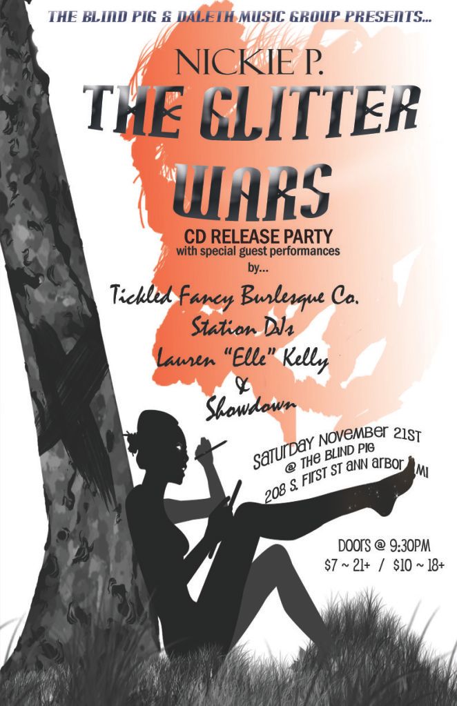 The Glitter Wars CD Release Poster