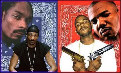 crips vs bloods. CRIPS v.s. BLOODS Pictures,