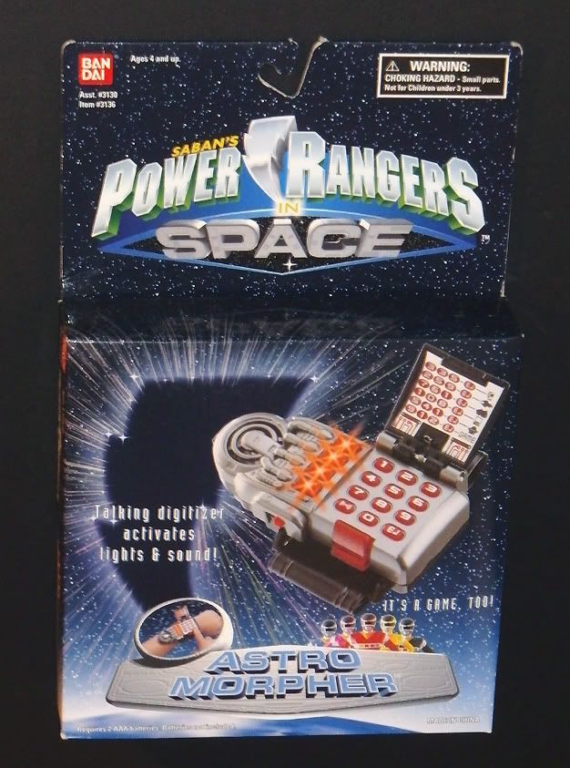 power rangers morpher in space