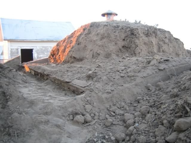 Root cellar excavation