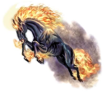 7e46.jpg nightmare horse (coloerd) image by bloodelfdragonrider