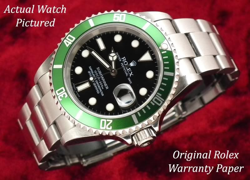 No ck Rolex Submariner DLC No Date Item ID RDSUB0 Rolex Stainless Steel