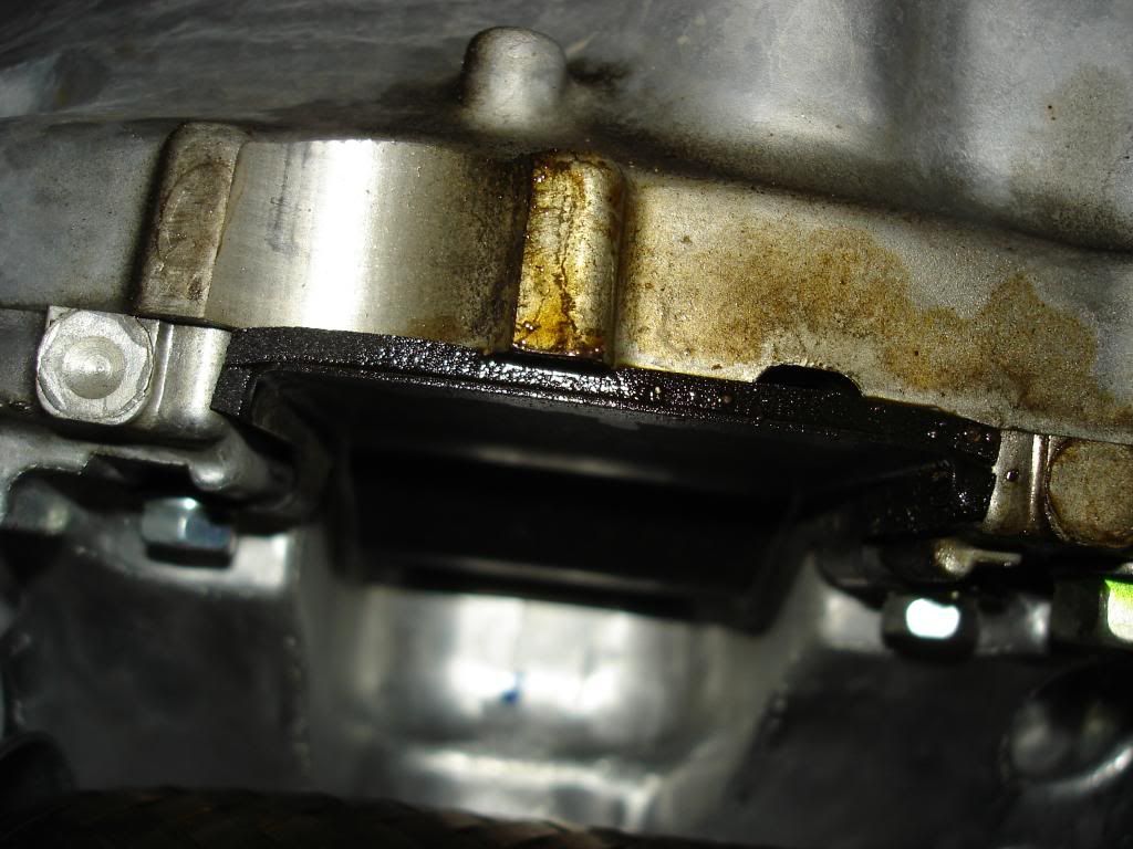 Nissan rear main seal leak #9