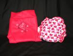 Medium Embroidered SBS & Minky Fitted Diaper Set w/Free Surprise! REDUCED