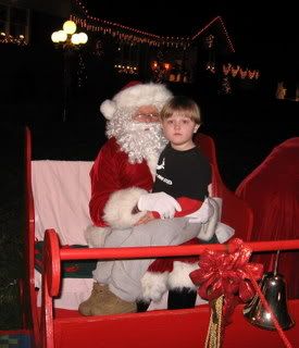 he loved Santa too