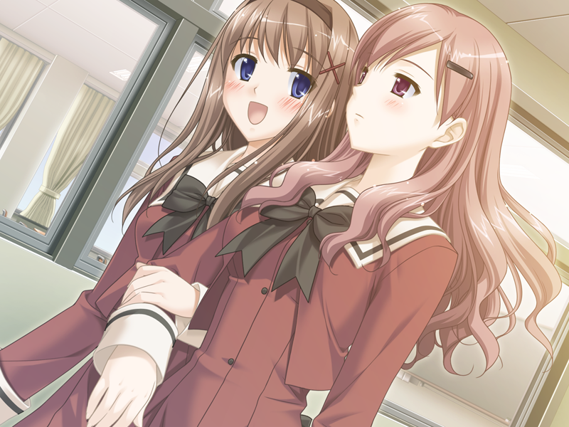 Special treats for those who play Yuri games here's two CG pictures from