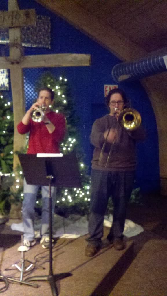 Visual proof we had a trombone present
