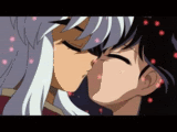 Inuyasha Kagome Kiss Pictures, Images and Photos