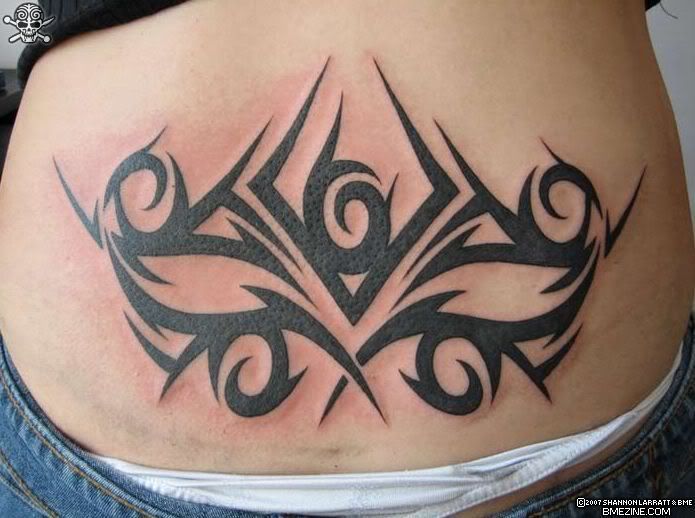 Tattoo Tribal Lower Back