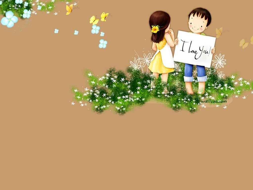 cute couple proposing