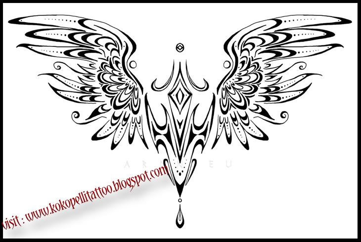 Tribal Phoenix Tattoo Designs 2. Butterfly - Dragonfly / Kelebek - Yusufçuk 