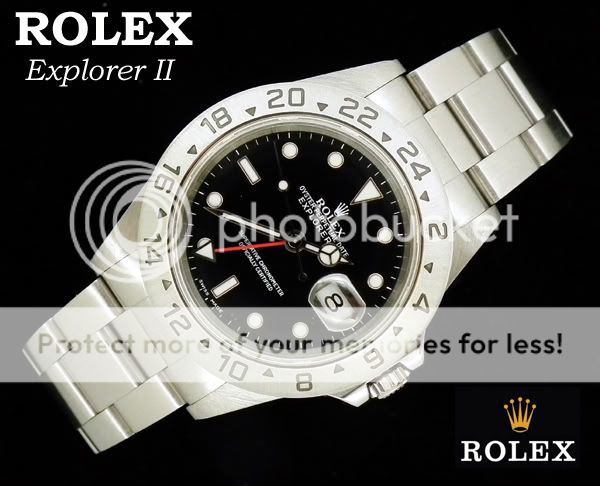 MINT stainless steel Rolex Sports watch   Explorer 2   Rolex watches 