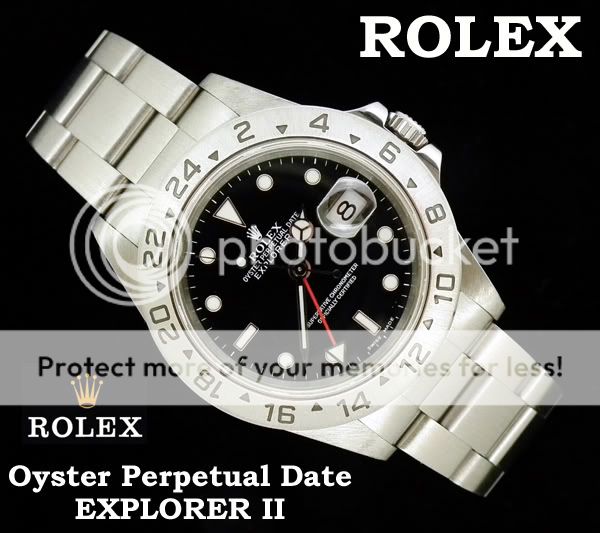 MINT stainless steel Rolex Sports watch   Explorer 2   Rolex watches 