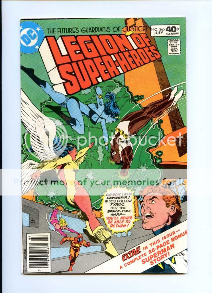 LEGION OF SUPERHEROES 260 262 263 264 265 (80) 9.2 W