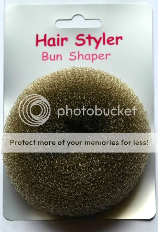 New BROWN Hair Bun Ring Donut Hair Styler Shaper  