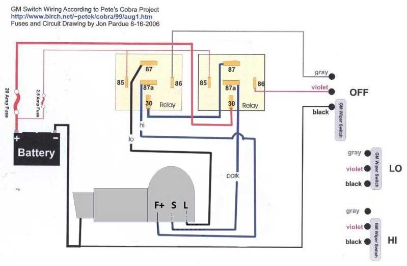 Ongaro Wiper Switch 3 Position Rocker 51358