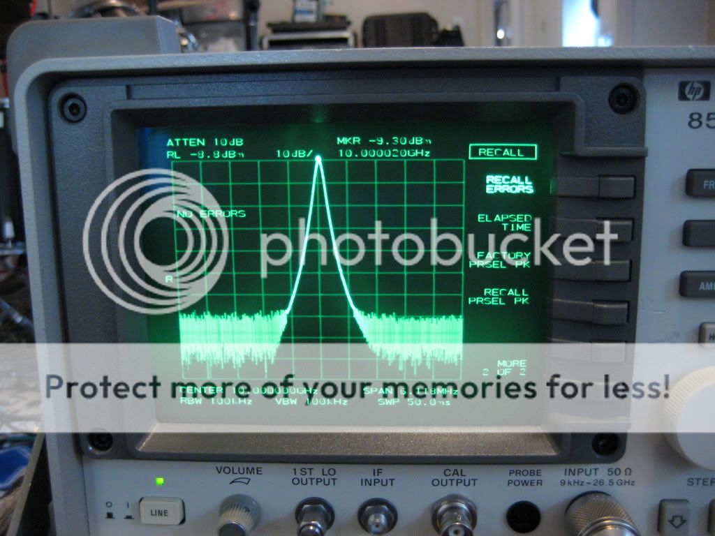   Spectrum Analyzer 30 hz 40 GHZ opt 006 calibration DATA REPORT  