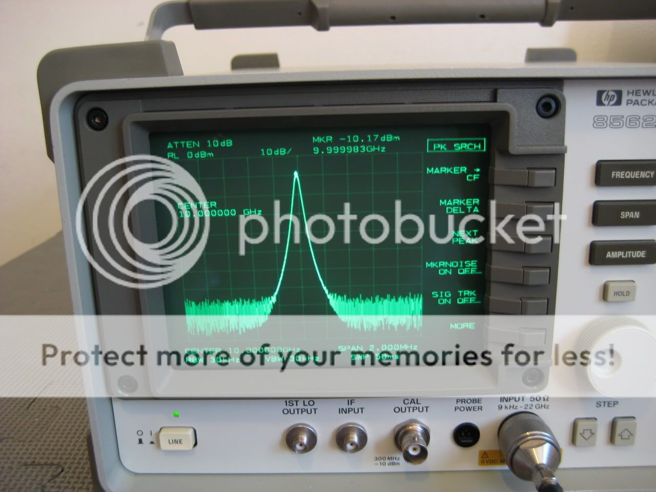 HP Agilent 8562A Spectrum Analyzer 9 khz  26.5 GHZ 40  